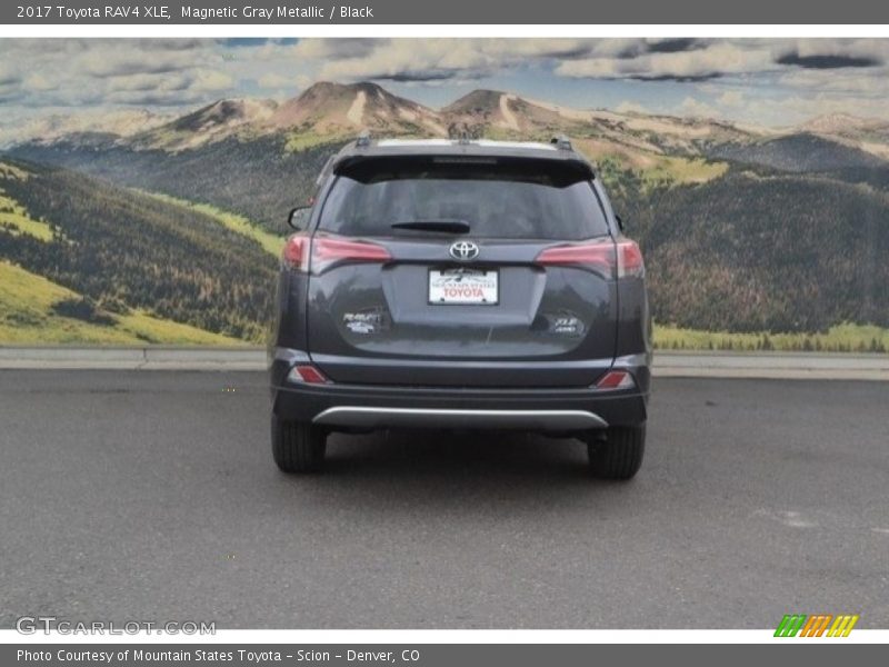 Magnetic Gray Metallic / Black 2017 Toyota RAV4 XLE
