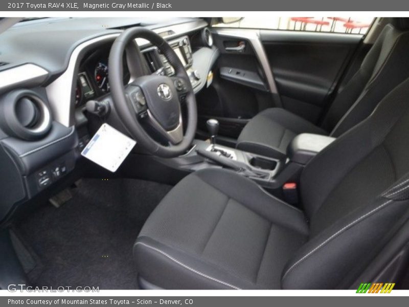 Magnetic Gray Metallic / Black 2017 Toyota RAV4 XLE