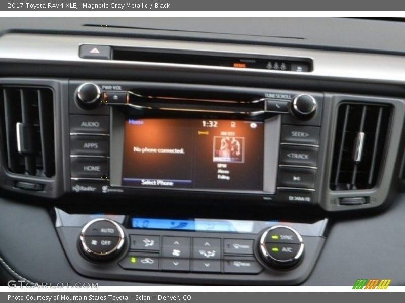 Magnetic Gray Metallic / Black 2017 Toyota RAV4 XLE