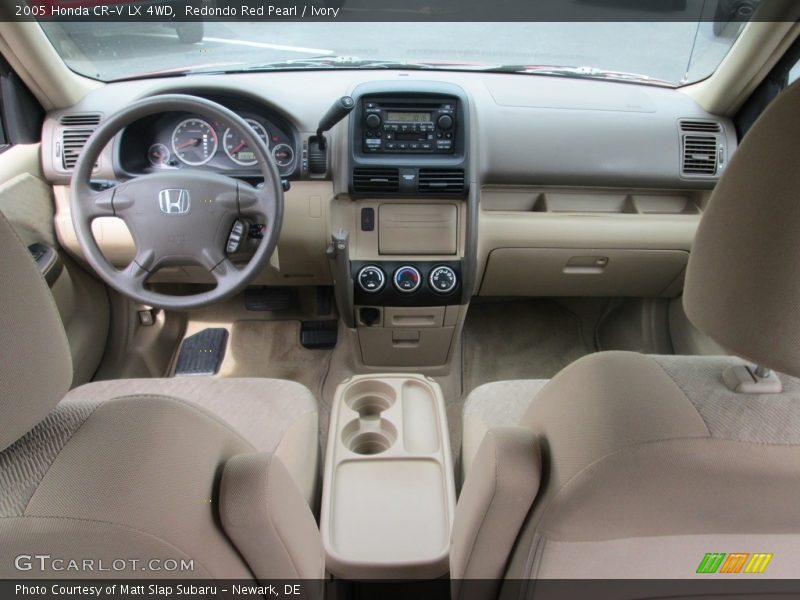 Redondo Red Pearl / Ivory 2005 Honda CR-V LX 4WD