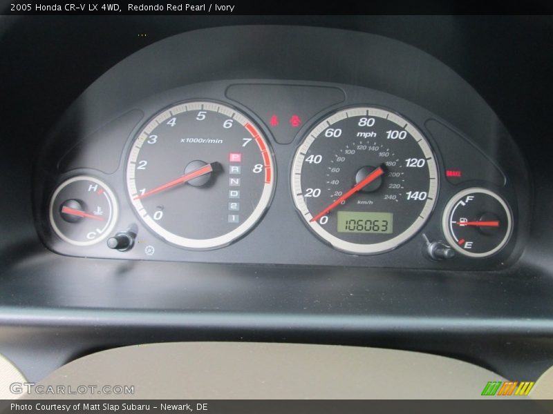 Redondo Red Pearl / Ivory 2005 Honda CR-V LX 4WD
