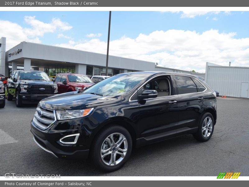 Shadow Black / Ceramic 2017 Ford Edge Titanium