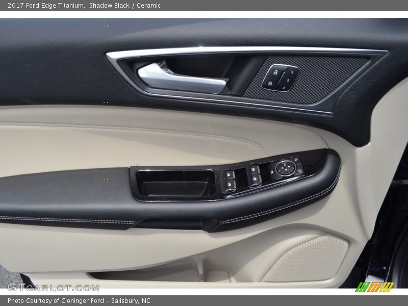 Shadow Black / Ceramic 2017 Ford Edge Titanium