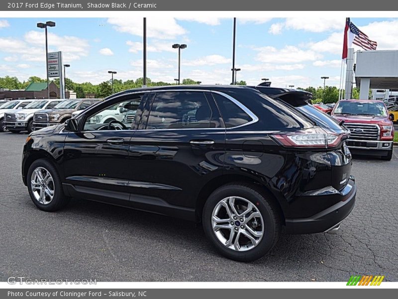 Shadow Black / Ceramic 2017 Ford Edge Titanium