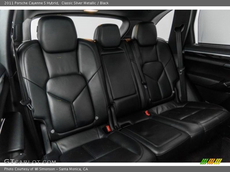 Classic Silver Metallic / Black 2011 Porsche Cayenne S Hybrid