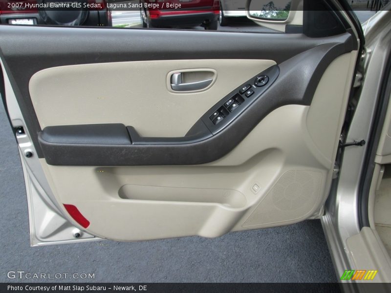 Laguna Sand Beige / Beige 2007 Hyundai Elantra GLS Sedan