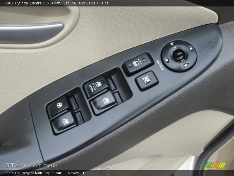 Laguna Sand Beige / Beige 2007 Hyundai Elantra GLS Sedan