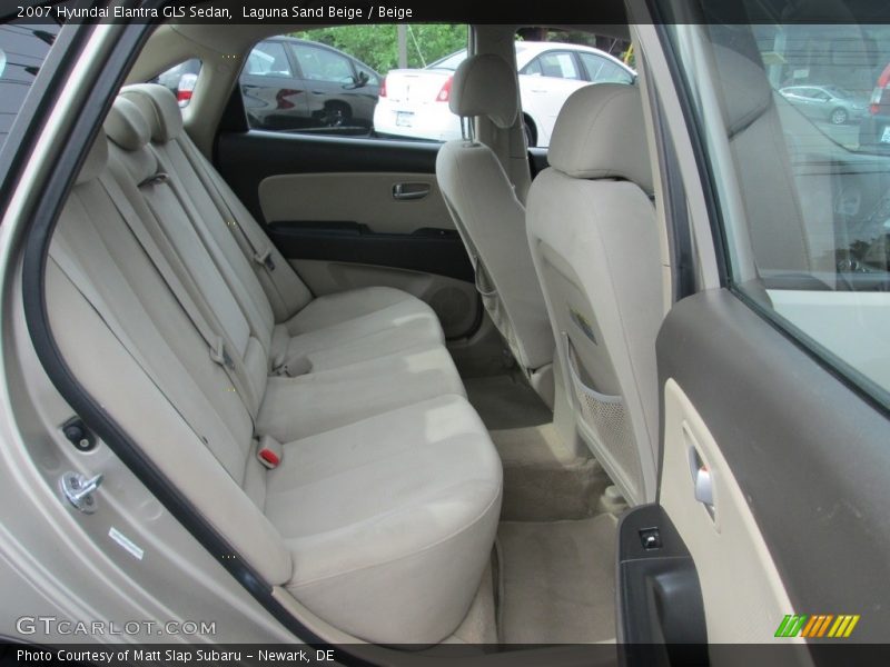 Laguna Sand Beige / Beige 2007 Hyundai Elantra GLS Sedan