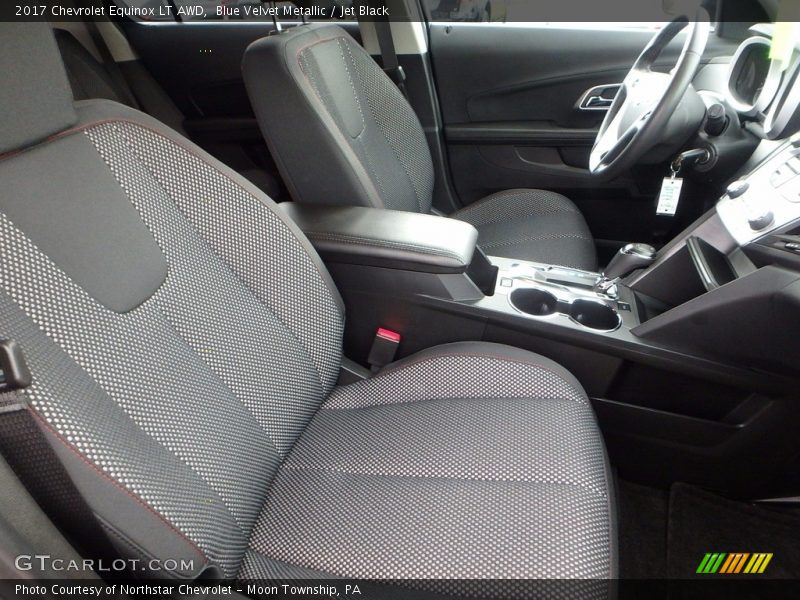 Blue Velvet Metallic / Jet Black 2017 Chevrolet Equinox LT AWD