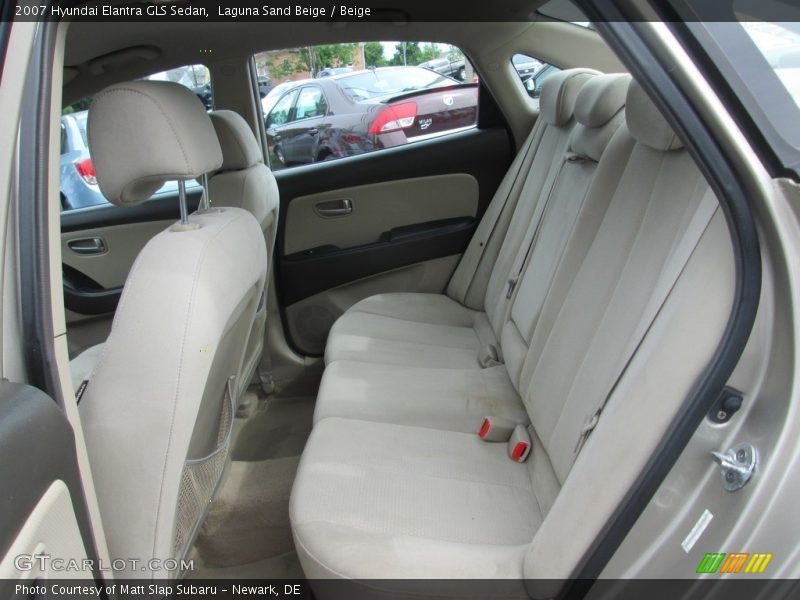 Laguna Sand Beige / Beige 2007 Hyundai Elantra GLS Sedan