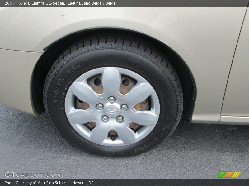 Laguna Sand Beige / Beige 2007 Hyundai Elantra GLS Sedan
