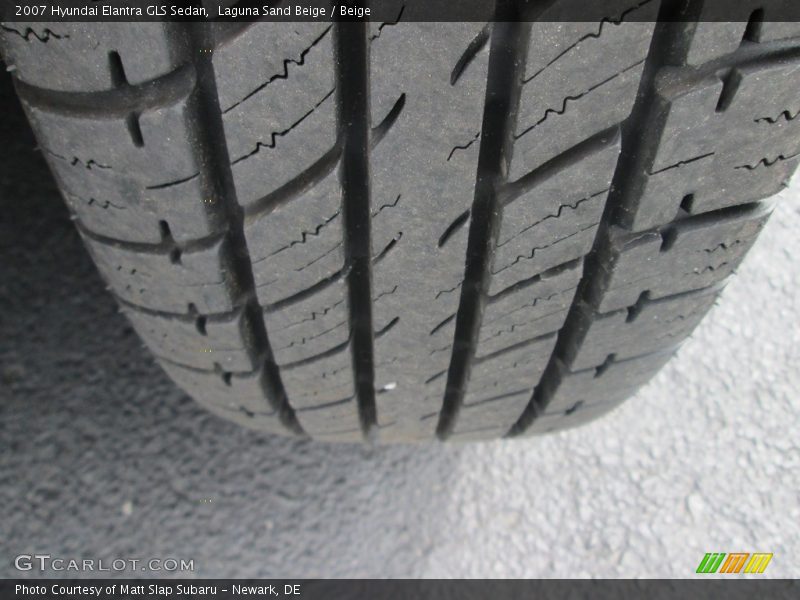 Laguna Sand Beige / Beige 2007 Hyundai Elantra GLS Sedan
