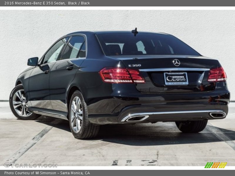 Black / Black 2016 Mercedes-Benz E 350 Sedan