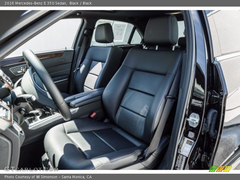 Black / Black 2016 Mercedes-Benz E 350 Sedan