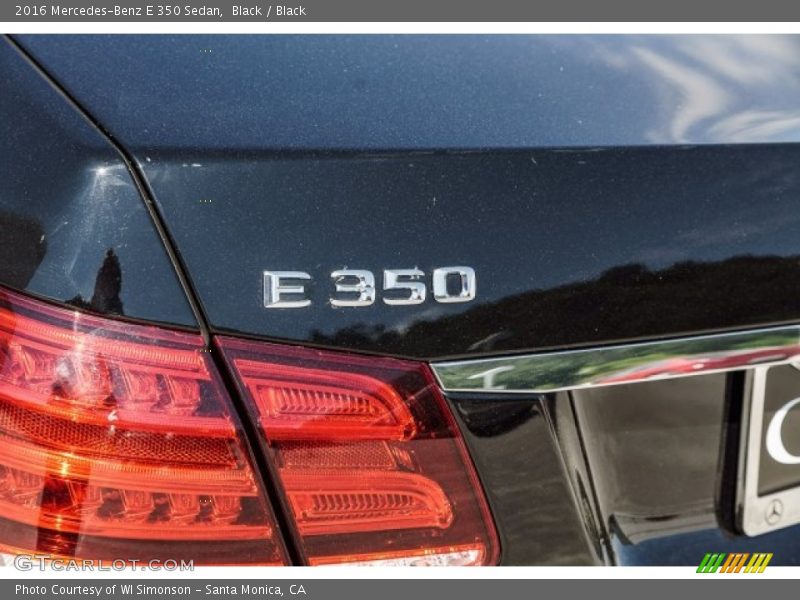 Black / Black 2016 Mercedes-Benz E 350 Sedan