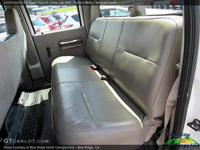 Oxford White / Medium Stone 2008 Ford F250 Super Duty XL Crew Cab 4x4