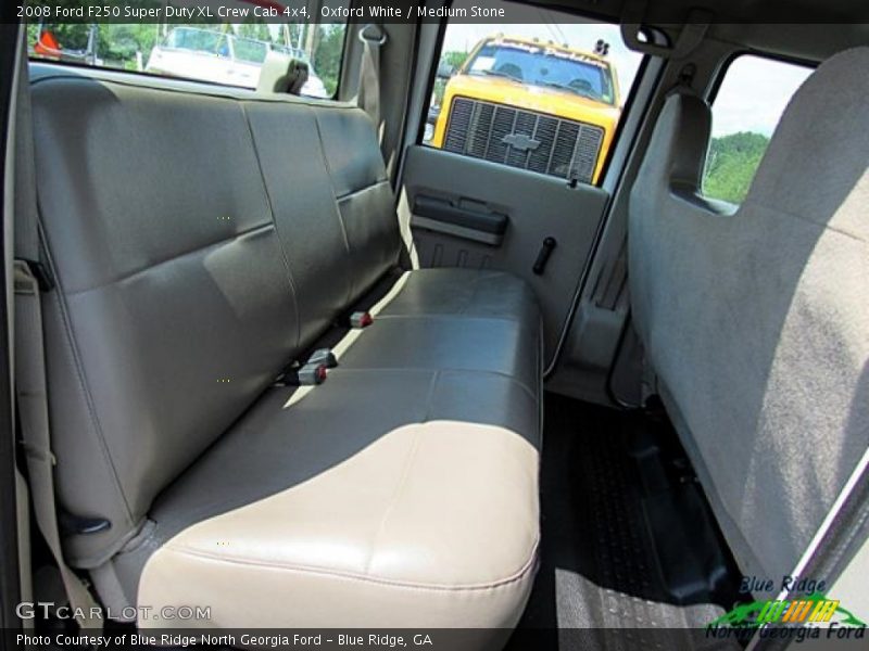 Oxford White / Medium Stone 2008 Ford F250 Super Duty XL Crew Cab 4x4