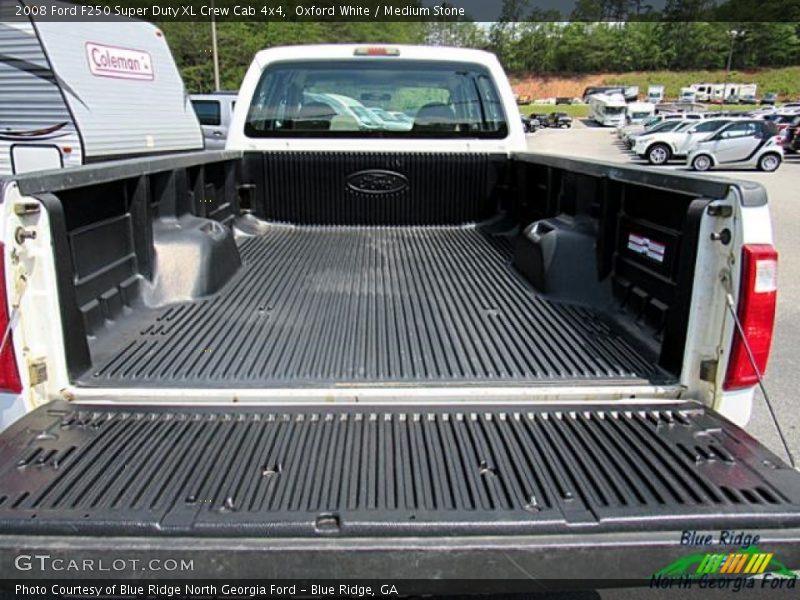 Oxford White / Medium Stone 2008 Ford F250 Super Duty XL Crew Cab 4x4