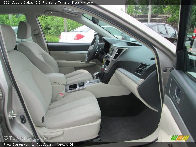 Tungsten Metallic / Ivory 2014 Subaru Outback 2.5i Premium