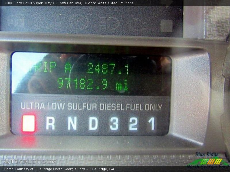 Oxford White / Medium Stone 2008 Ford F250 Super Duty XL Crew Cab 4x4