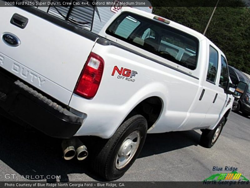 Oxford White / Medium Stone 2008 Ford F250 Super Duty XL Crew Cab 4x4