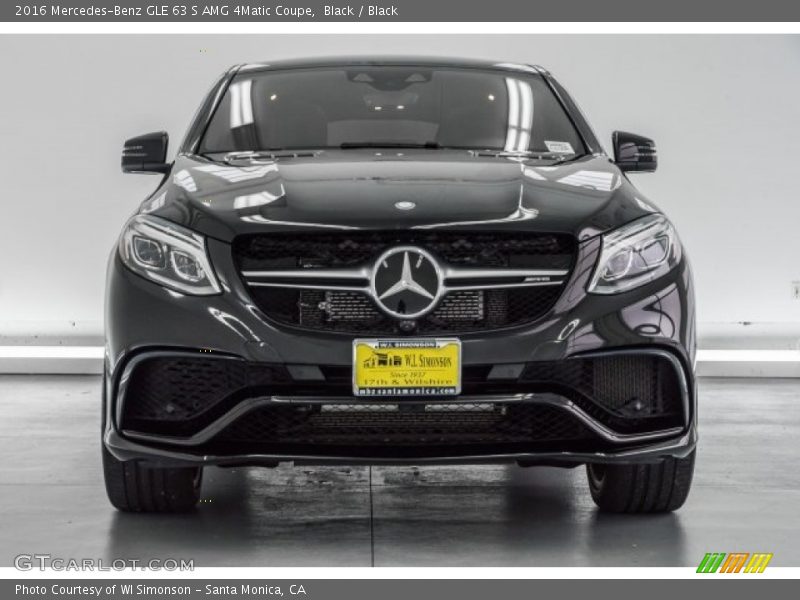 Black / Black 2016 Mercedes-Benz GLE 63 S AMG 4Matic Coupe