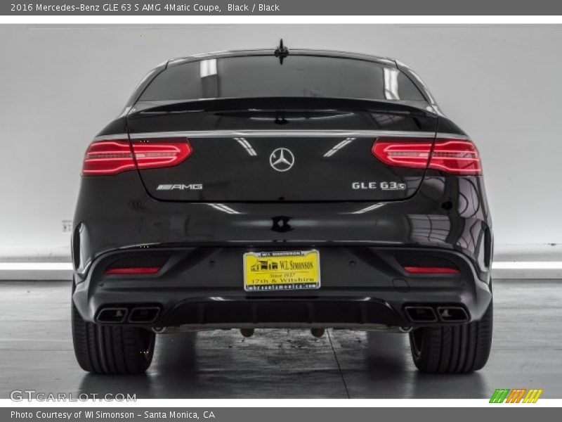 Black / Black 2016 Mercedes-Benz GLE 63 S AMG 4Matic Coupe