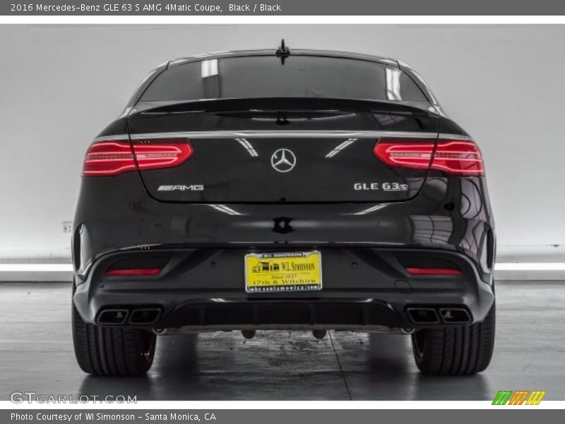Black / Black 2016 Mercedes-Benz GLE 63 S AMG 4Matic Coupe