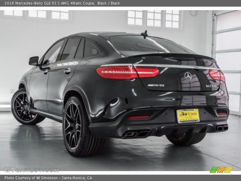 Black / Black 2016 Mercedes-Benz GLE 63 S AMG 4Matic Coupe