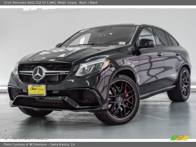 Black / Black 2016 Mercedes-Benz GLE 63 S AMG 4Matic Coupe