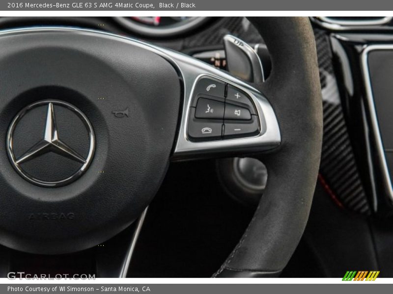 Controls of 2016 GLE 63 S AMG 4Matic Coupe