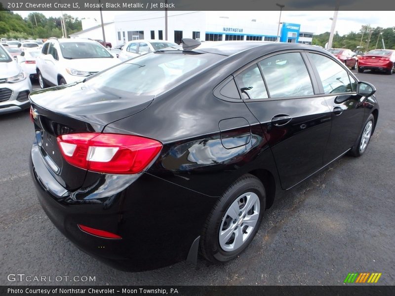 Mosaic Black Metallic / Jet Black 2017 Chevrolet Cruze LS