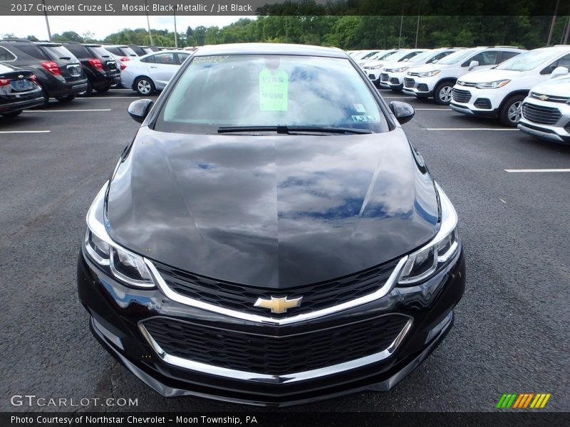 Mosaic Black Metallic / Jet Black 2017 Chevrolet Cruze LS