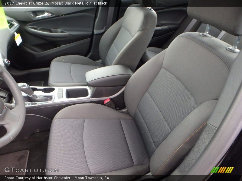 Mosaic Black Metallic / Jet Black 2017 Chevrolet Cruze LS
