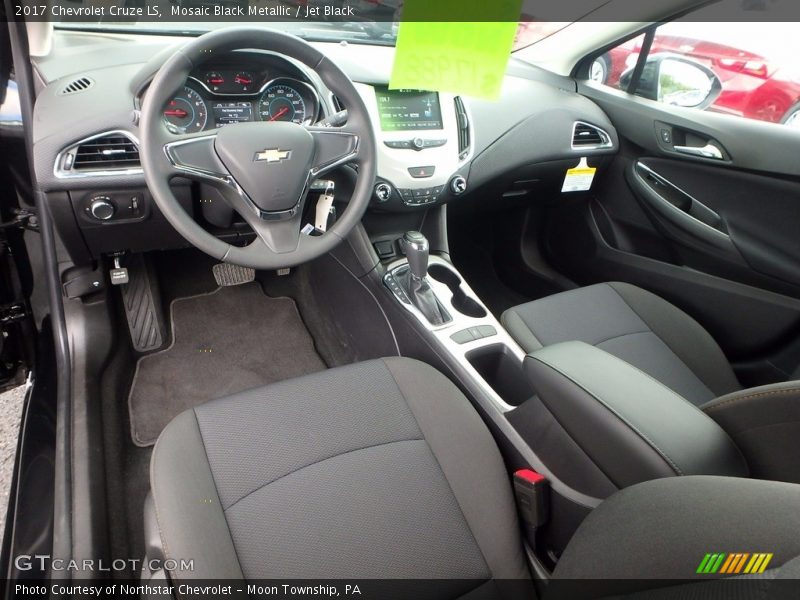 Mosaic Black Metallic / Jet Black 2017 Chevrolet Cruze LS