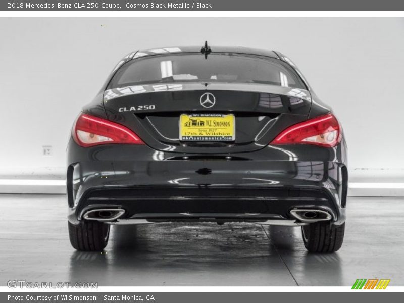 Cosmos Black Metallic / Black 2018 Mercedes-Benz CLA 250 Coupe