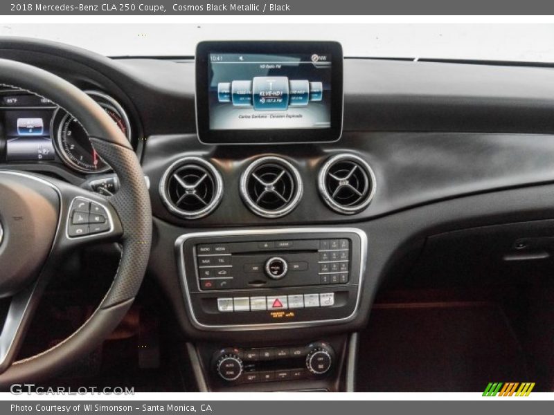Cosmos Black Metallic / Black 2018 Mercedes-Benz CLA 250 Coupe