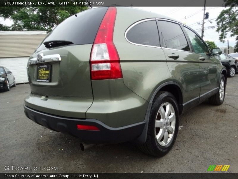 Green Tea Metallic / Ivory 2008 Honda CR-V EX-L 4WD
