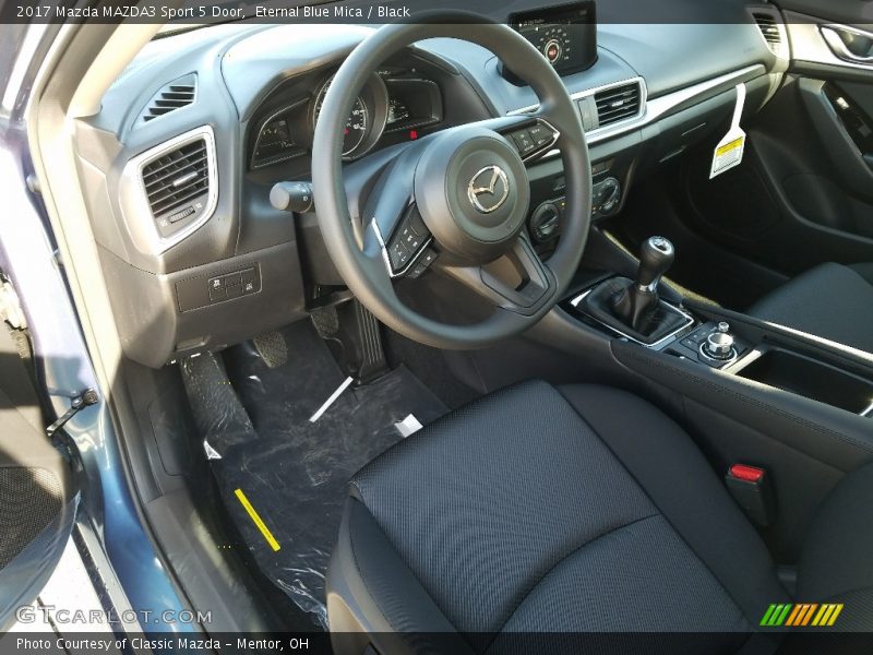 Eternal Blue Mica / Black 2017 Mazda MAZDA3 Sport 5 Door