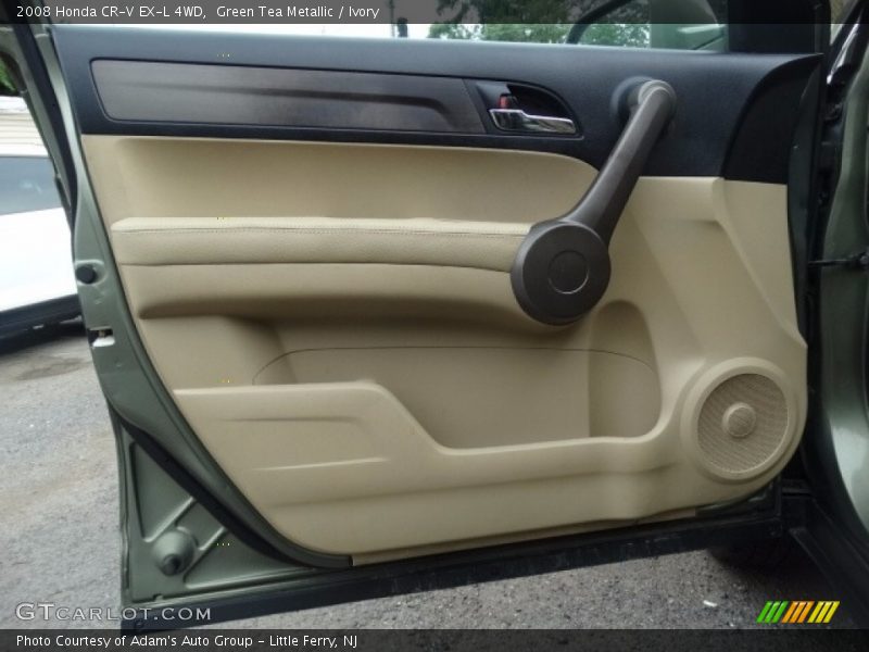 Green Tea Metallic / Ivory 2008 Honda CR-V EX-L 4WD