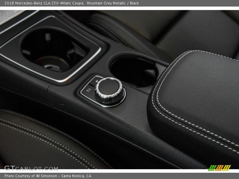 Mountain Grey Metallic / Black 2018 Mercedes-Benz CLA 250 4Matic Coupe