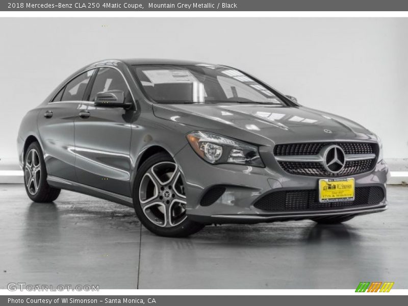 Front 3/4 View of 2018 CLA 250 4Matic Coupe