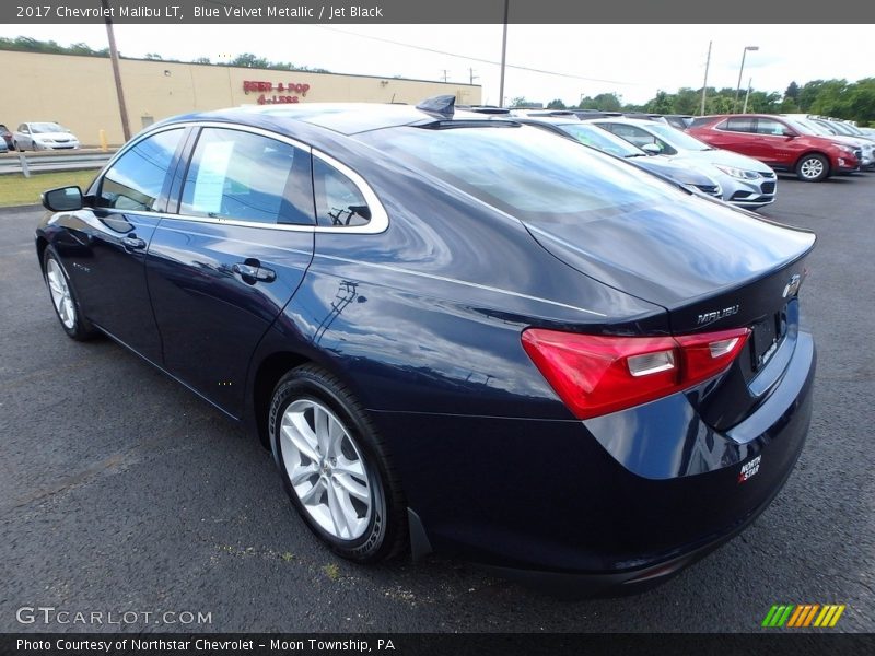Blue Velvet Metallic / Jet Black 2017 Chevrolet Malibu LT
