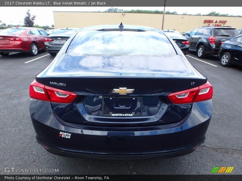 Blue Velvet Metallic / Jet Black 2017 Chevrolet Malibu LT