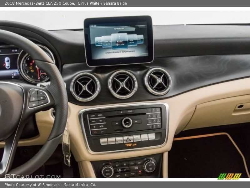 Cirrus White / Sahara Beige 2018 Mercedes-Benz CLA 250 Coupe