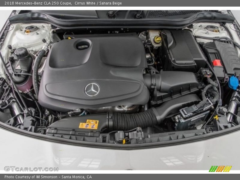 Cirrus White / Sahara Beige 2018 Mercedes-Benz CLA 250 Coupe