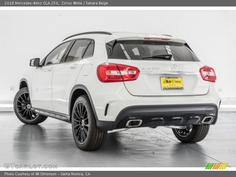 Cirrus White / Sahara Beige 2018 Mercedes-Benz GLA 250
