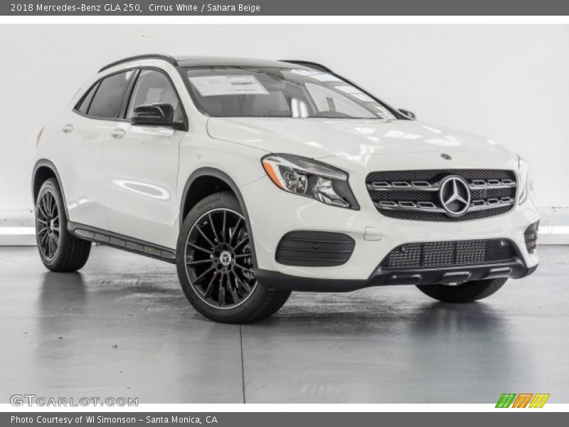 Front 3/4 View of 2018 GLA 250