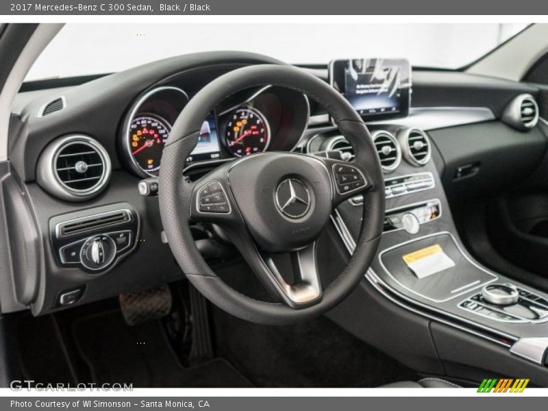 Black / Black 2017 Mercedes-Benz C 300 Sedan