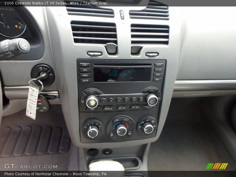 White / Titanium Gray 2006 Chevrolet Malibu LT V6 Sedan
